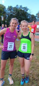 5. Jessica und Katja gewinnen den Lauf und die Rangliste